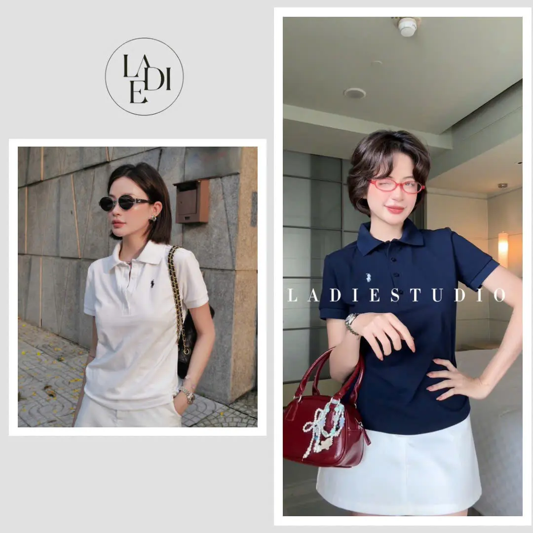 Áo Polo dành cho phụ nữ, làm bằng lưới cá, áo Polo Lamella, AO70, áo nữ