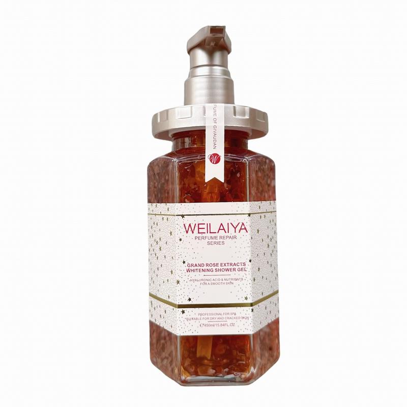 Sữa tắm dưỡng ẩm cánh hoa hồng Damask Weilaiya Dưỡng Da Body Dưỡng Body