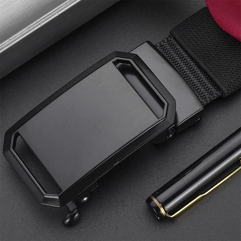 Men's Belt Outdoor  Belt Multi Functional Automatic Metal Buckle Nylon Belt High Quality Canvas Belt ﻿ 3