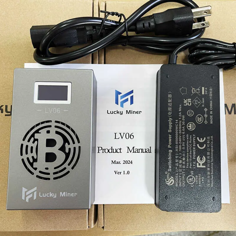 Block Chain Lucky V6 500gh s Lottery BCH BSV DGB WIFI BTC Mining Crypto Miner