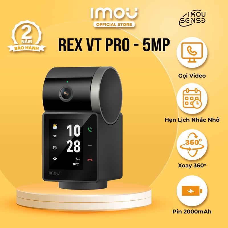 [Kiên Review x IMOU] Camera Wifi Trong Nhà IMOU Rex VT Pro 3K I S2VBP I Xoay 360 I Bảo hành 2 năm