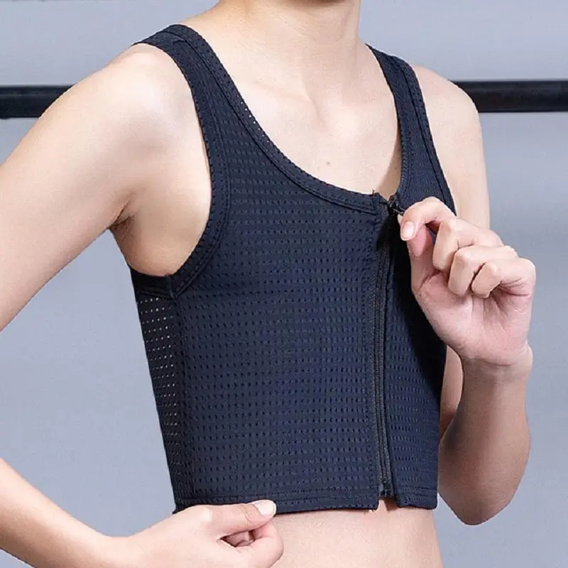 Breast Binder Transboy Vest Women Lesbian Flattern Chest Binders Breathable Les Corset Shirt Transmen Bustier Tops Shapewear