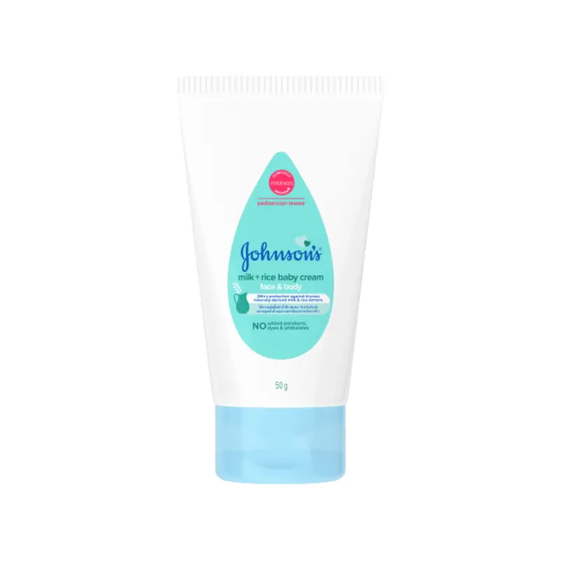 [LS] Kem dưỡng da chứa Sữa và gạo Johnson's Baby 50g - Cho Bé 2