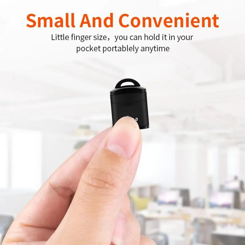 Đầu Đọc Thẻ TF Mini, Dây Chuyền Đeo Thắt Lưng Vỏ Nhôm, USB 2.0, Thẻ T-Flash, Bộ Nhớ Máy Tính, Di Động, S5A0 3
