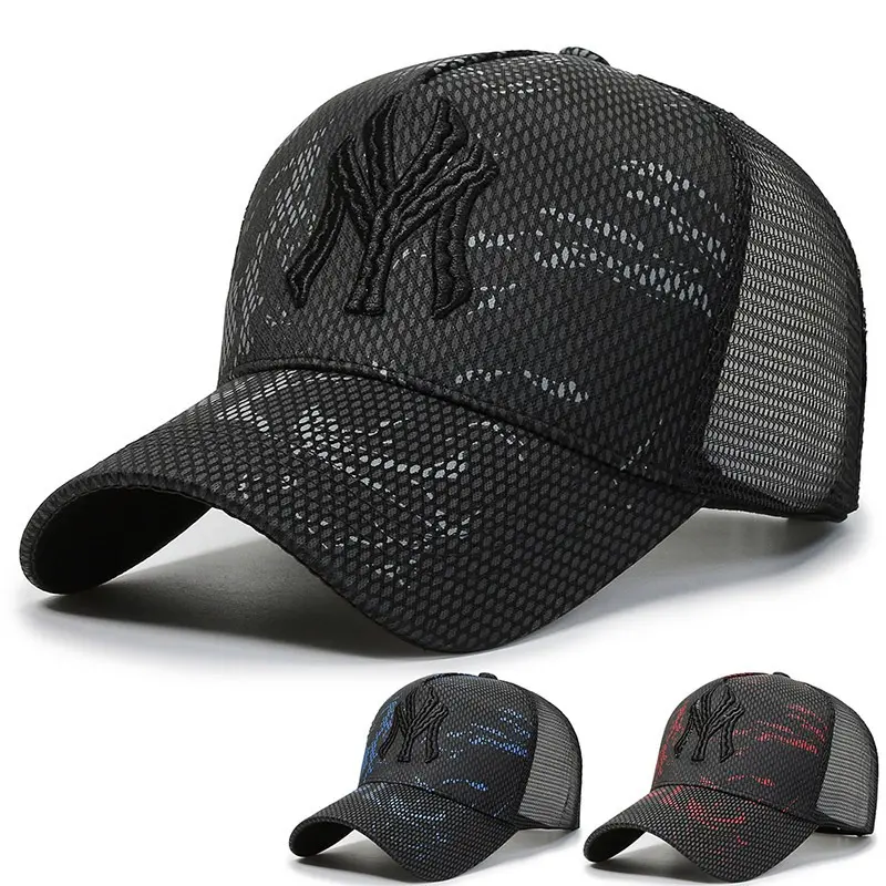 VOGUE Embroidered Baseball Mesh Hat couple caps fashion Snapback hiphop cap for men