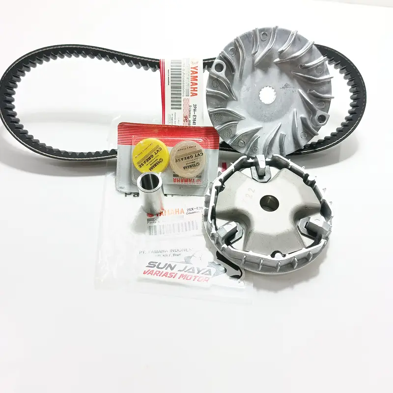 Paket Vanbelt Mio M3 Set Rumah Roller + kipas 2PH Yamaha Fazzio - Mio Z / S - Xride 125 - Fino 125 - SOUL GT 125 Motorcycle Klip 8