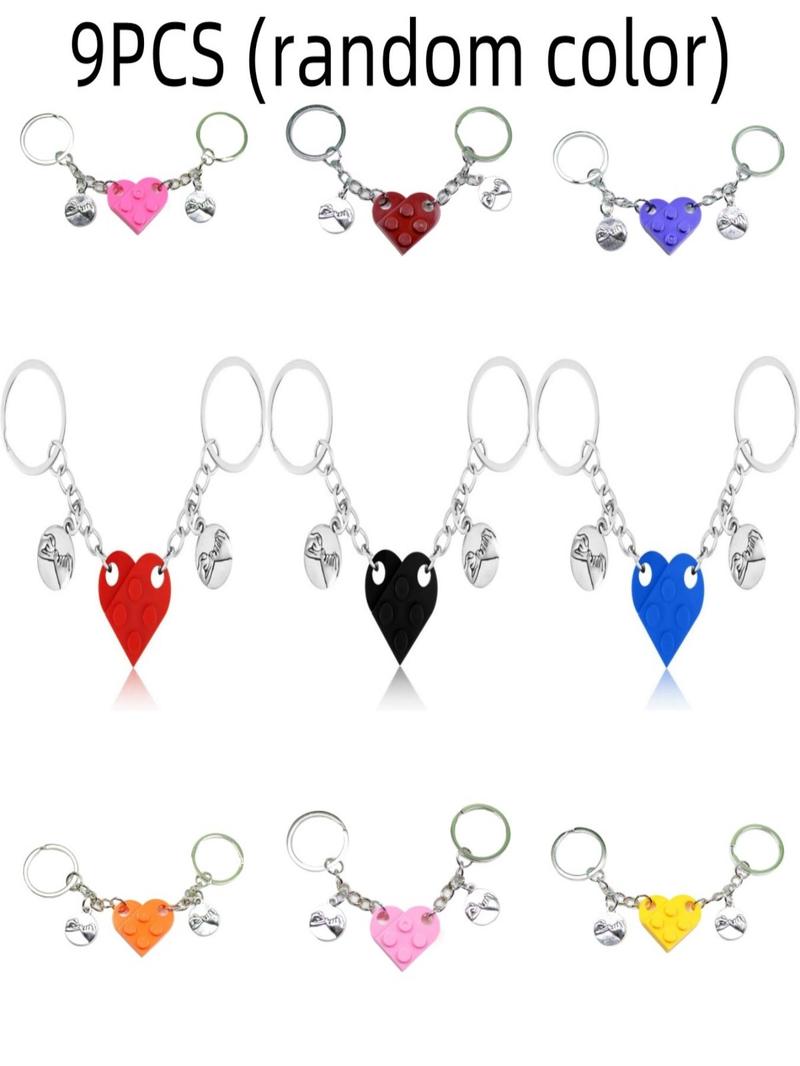 Product Introduction of Heart Brick Keychain, Cute Keychain for Women & Men, Fashion Accessories for Daily Use, Trendy All-match & Exquisite Keychain for Birthday Gift 2
