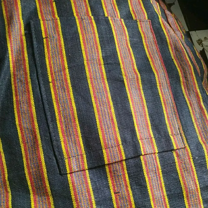 Baju Adat Khas SOLO // Baju Surjan Lurik // Baju Tradisional || Motif Lurik Tradisional 2