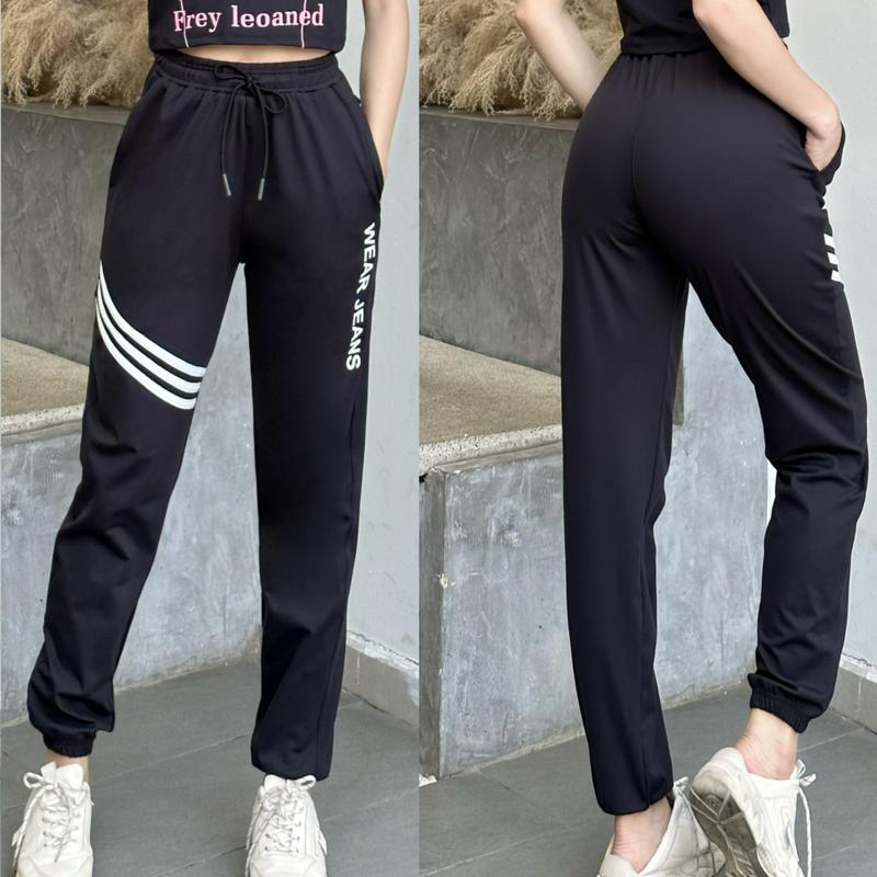  Quần Thể Thao Jogger Nữ Quần Thể Thao Nữ Ống Rộng Bo Gấu Tập Gym Aerobic Zumba Chạy Bộ Đạp Xe...Q15 Sport Thể Dục Tổ Ong Sport 