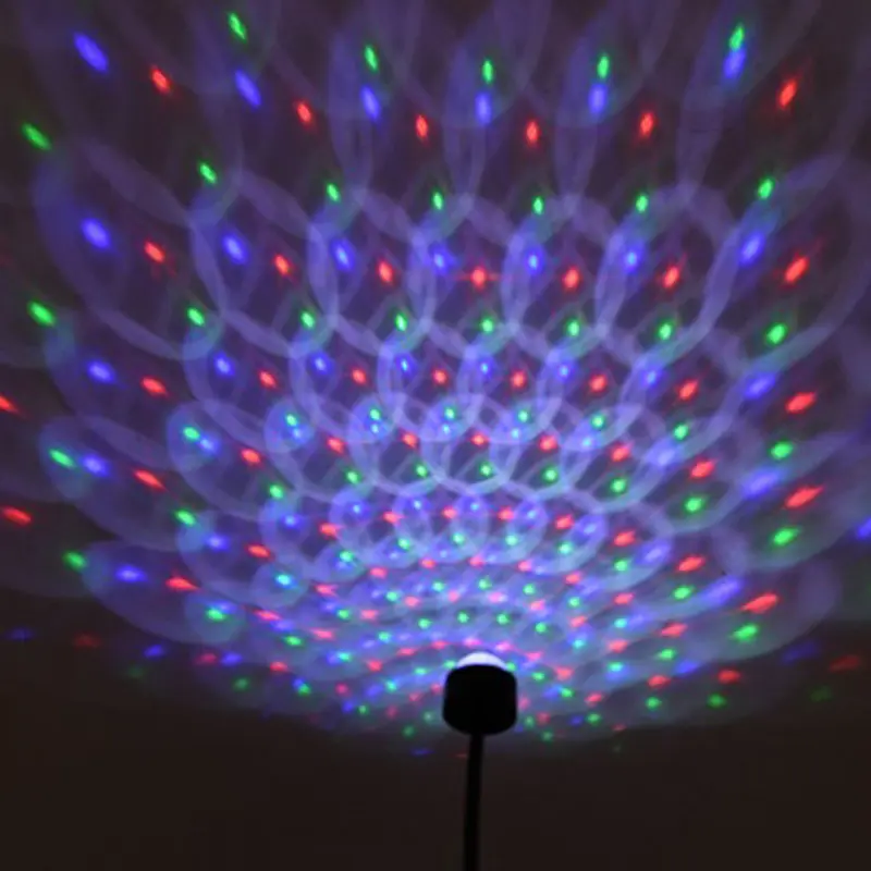 Multicolor Mini USB LED Starry Sky Projection Lamp Star Night