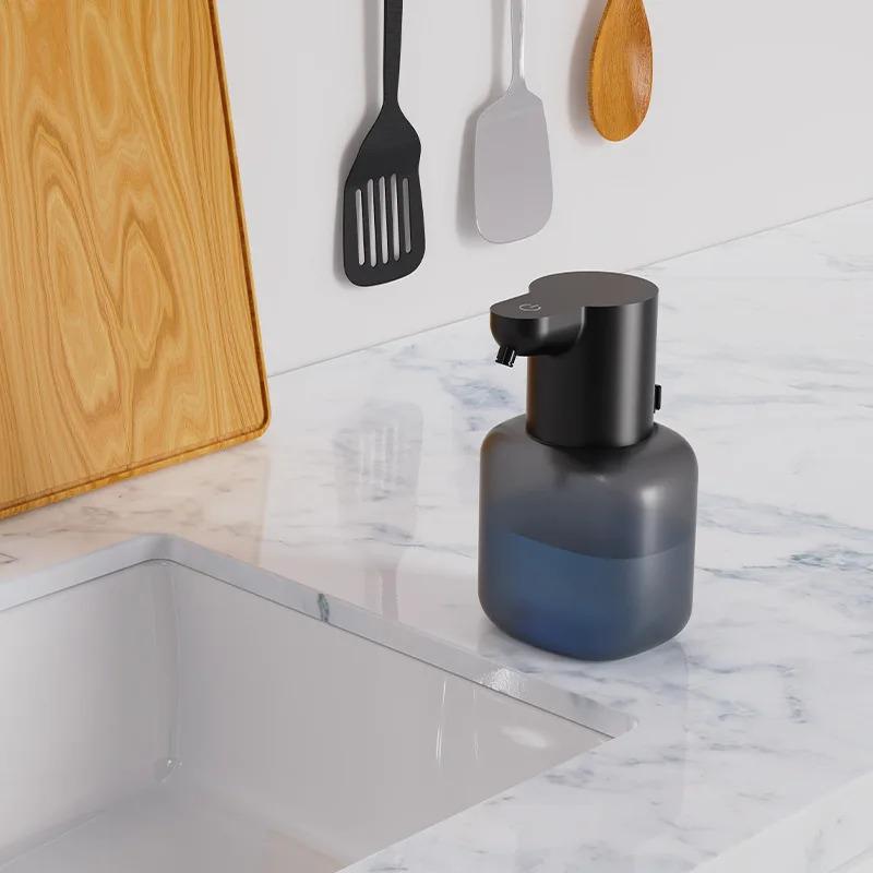 P6 Automatic Sensor Soap Dispenser Contactless Foam Hand Sanitizer 500ml USB Rechargeable Electric Waterproof Soap Dispenser 5