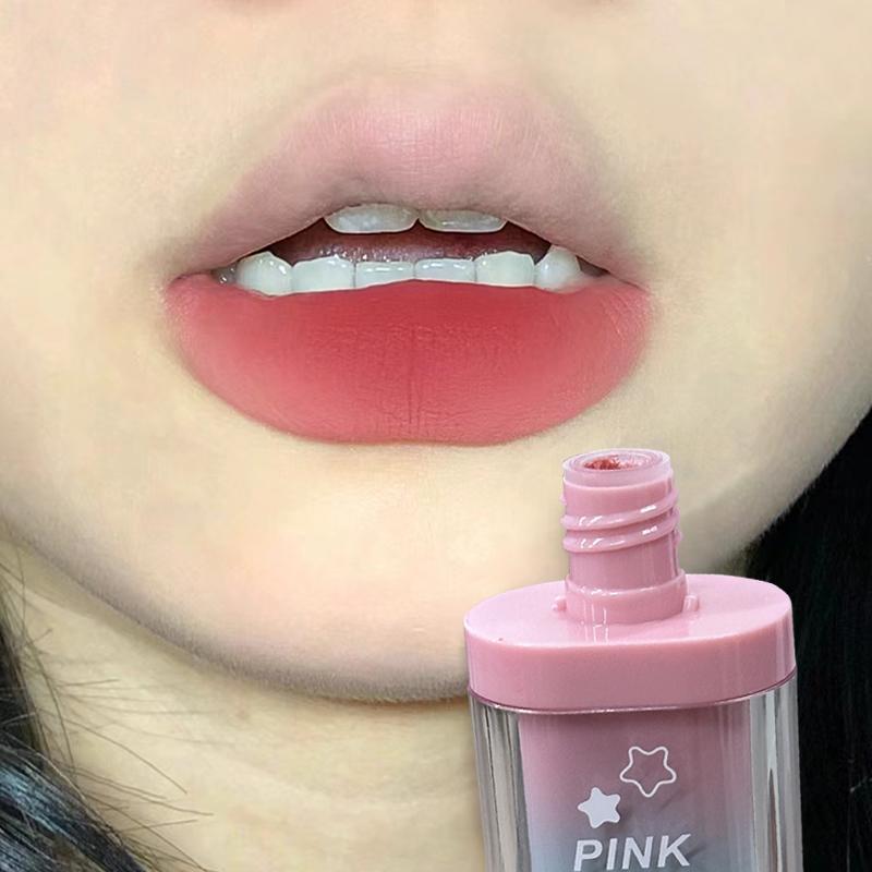 Product Introduction of Long-lasting & Waterproof Lip Gloss, 1 Count Natural Matte Lip Glaze Stick, Moisturizing Tinted Lip Mud for Girls & Women, Valentine's Day Gift 7