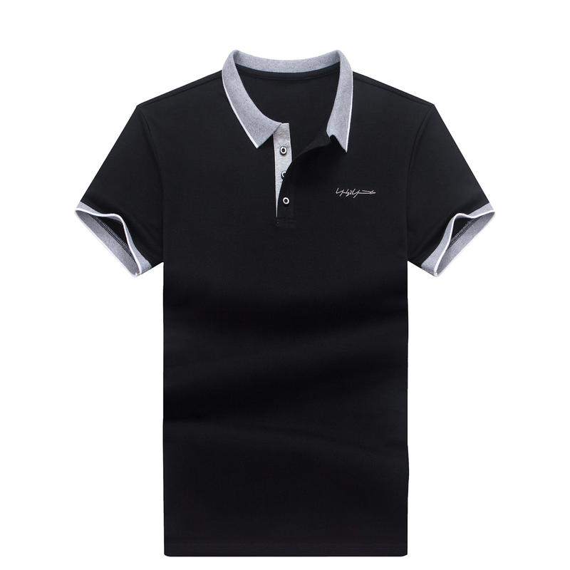 Áo Thun Cotton Ngắn Tay, Chính Hãng, Dành Cho Nam Giới, Hàng Mới Về Mùa Hè, Phong Cách Hàn Quốc, Thoáng Khí, Tay Lửng Áo, Áo Polo, Thanh Lịch Và Dễ Phối Đồ Thời Trang, Được Bán Bởi Cửa Hàng 4