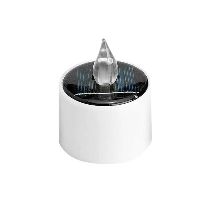 Nến LED, Đèn năng lượng mặt trời, Sử dụng ngoài trời và trong nhà, Đèn trà năng lượng mặt trời, Không thấm nước, Nến không lửa, Đèn ngủ, Thích hợp cho tiệc tùng, đám cưới và trang trí lễ hội, Màu trắng ấm 8