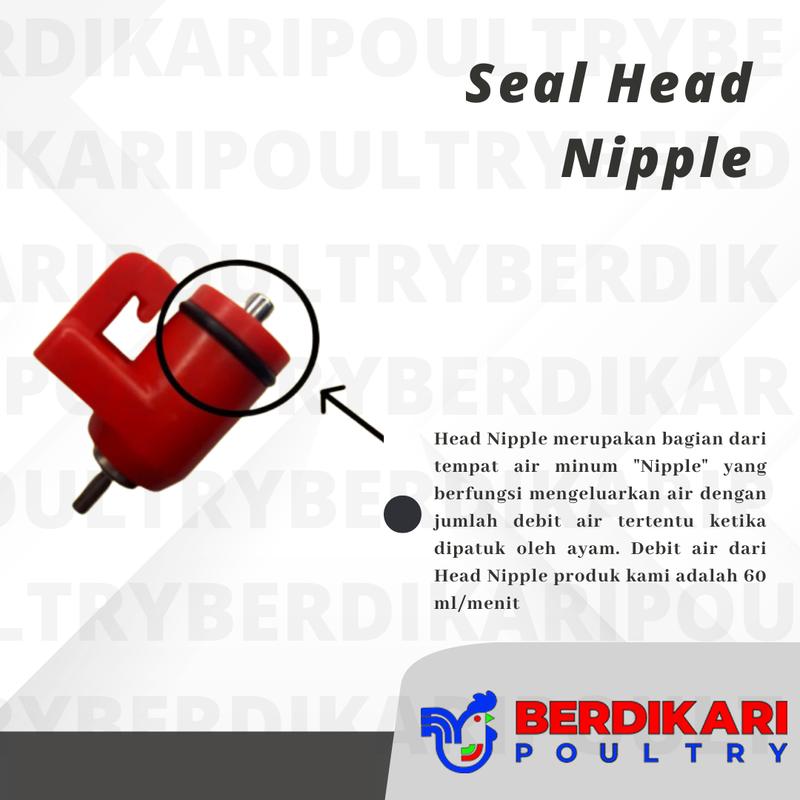 Karet Seal Head Nipple / Seal Nipple per 160 Pcs 0