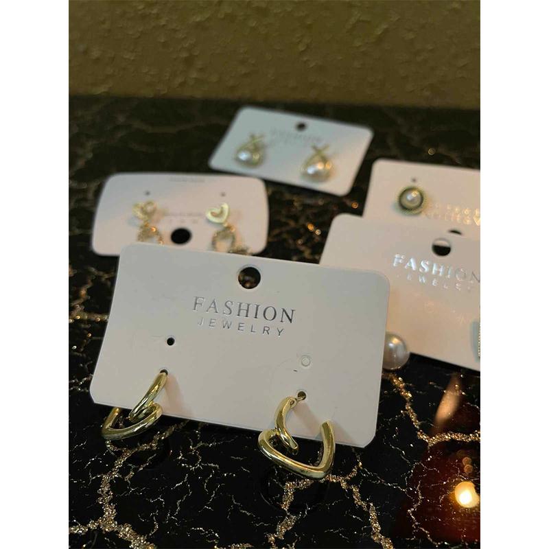 S925 Silver Needle Korean Imported Pearl Earrings Fashion Design Niche Style Versatile High-End Earrings Jewelry