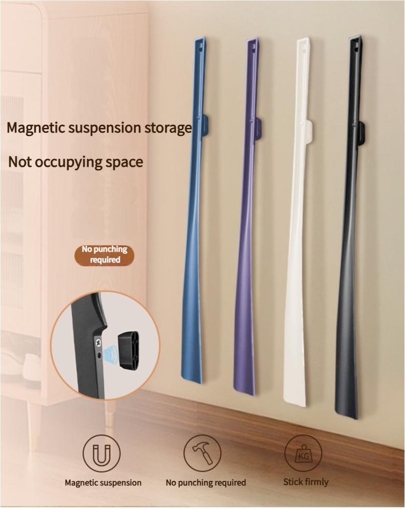 Product Introduction of Magnetic Tech Shoe Horn - No Bend Needed! 🚀   Long Handle Shoe Helper for Elderly & Pregnant Women, Strong Magnetic Design, Thickened Non-Slip & Shoe-Friendly 5