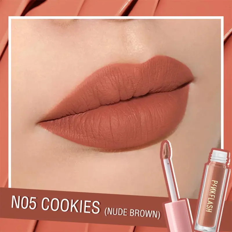 [Official] PINKFLASH 3pcs makeup set  4 IN 1 Multiple eyeshadoweyeshadow Matte lipstick Oil Controller Loose Powder 5