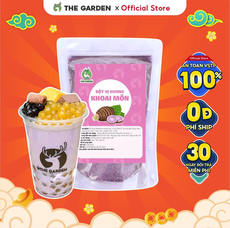 Bột khoai môn THE GARDEN 200gr pha trà sữa trọng lương 100gr 200gr
