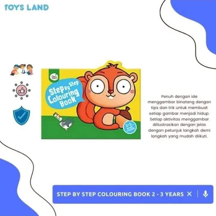 Step by Step Colouring Book 2-3 Years Basic Course - Shop | Tokopedia