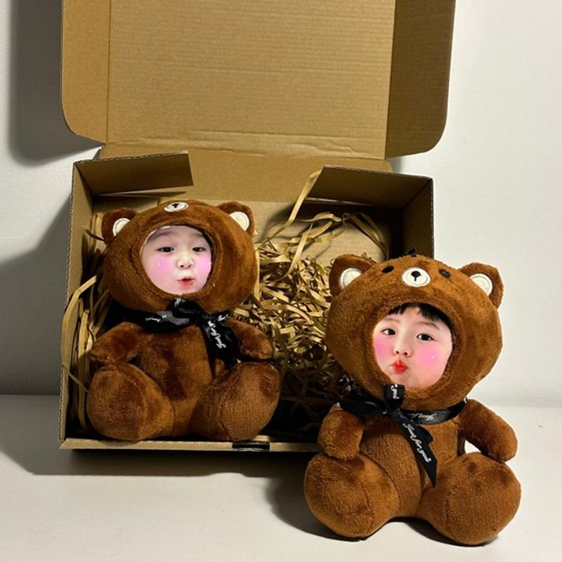   HOẢ TỐC HCM  Gấu Bông In Ảnh 3D Theo Yêu Cầu  đã gồm in ảnh hộp đựnġ quà  