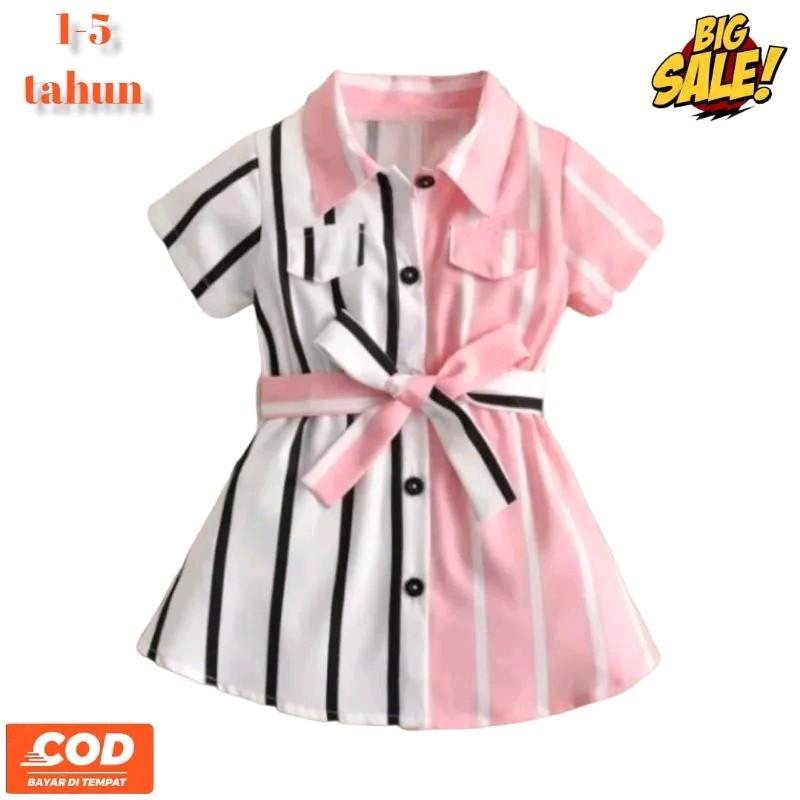 dress anak perempuan Alina dress usia 1-5 tahun Cewek 6