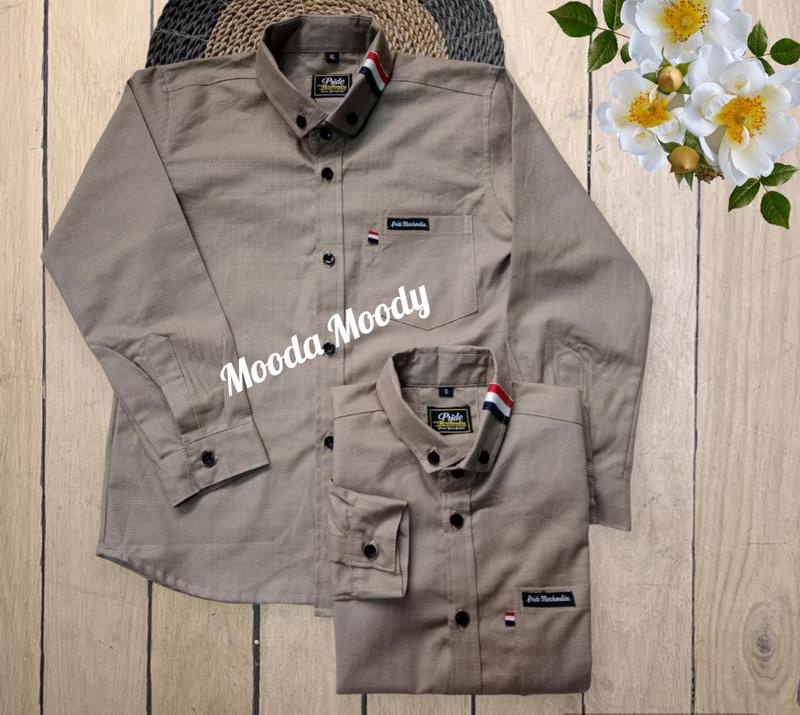 Product Introduction of Mooda Moody - Kemeja Anak Lengan Panjang Warna Coklat Muda Kemeja Anak Warna Coklat Fashion 18
