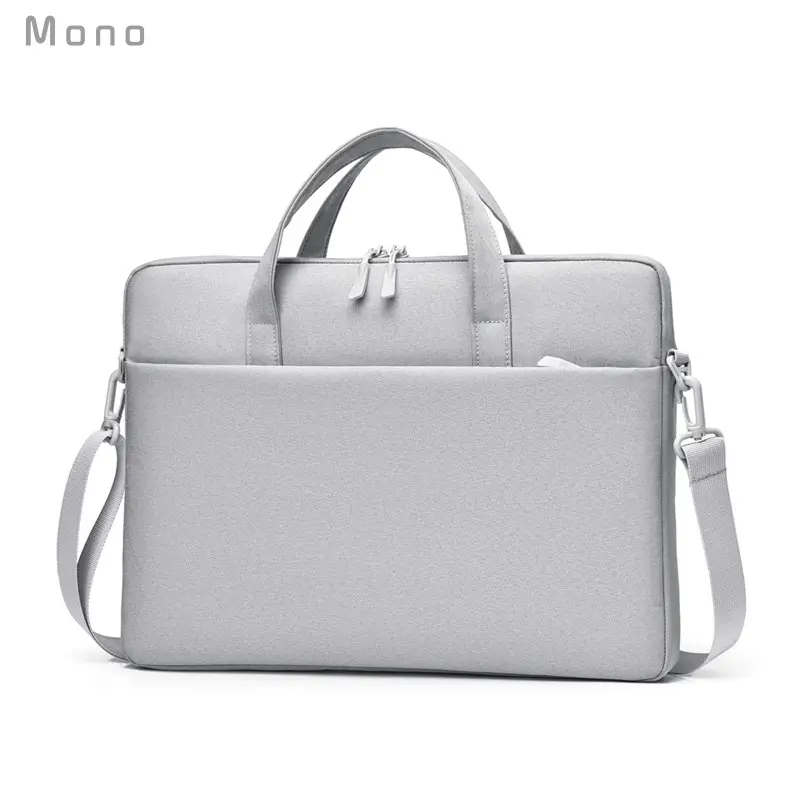 Korean Laptop Bag Handheld Laptop Bag for Women 14inch 15.6inch Airbag Shockproof Notebook Shoulder Bag Crossbody for Men Ins Fashion Simple
