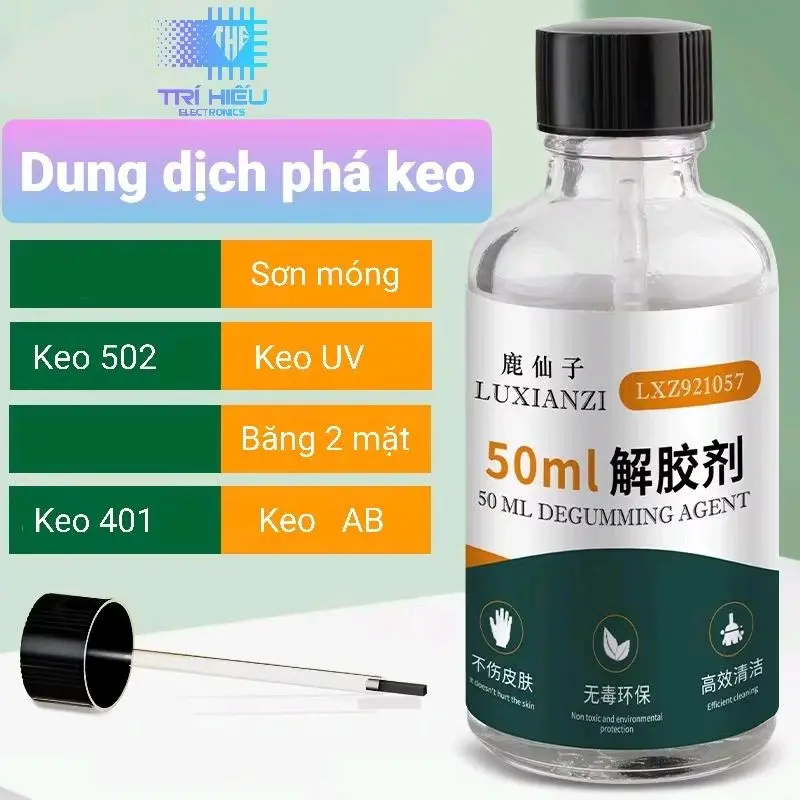Dung dịch phá keo 502 chuyên dụng loại bỏ keo 502 UV keo AB 0