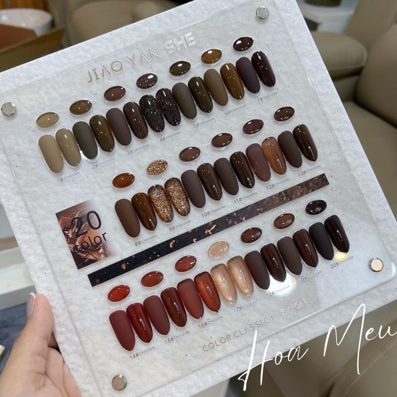 Sét sơn Tone Nâu Ấm JIAO YAN SHE 20 màu