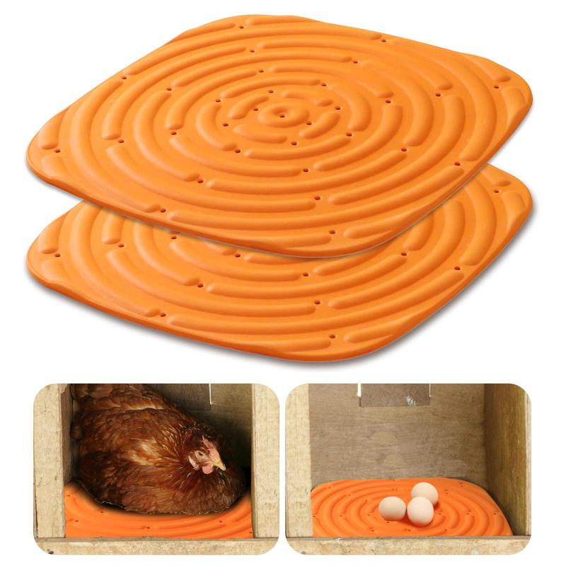 Washable Chicken Coop Pad, 2/4pcs Reusable Soft and Durable Chicken Nesting Mat, Portable Chicken Coop Accessories for Farm Animal & Poultry Supplies 3