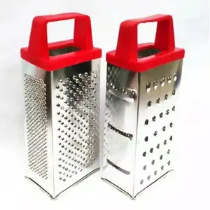 Parutan Menara Multifungsi Stainless Steel 4 Sisi / Kitchenware