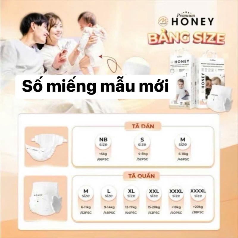 (COMBO 2B) Momo Honey siêu mềm, siêu mỏng, siêu mịn NB-4XL - Bỉm, Bỉm Quần Balo Balo