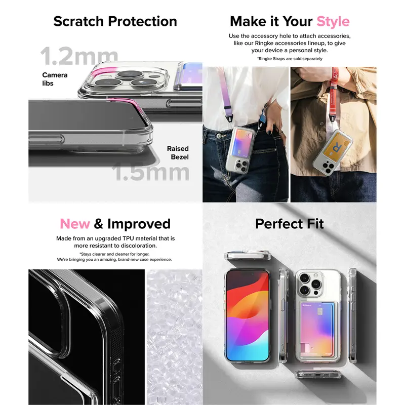 Casing Ringke Compatible For iPhone 15 Casing  Magsafe Softcase Tipis Tahan Banting Military Layar Protector 3