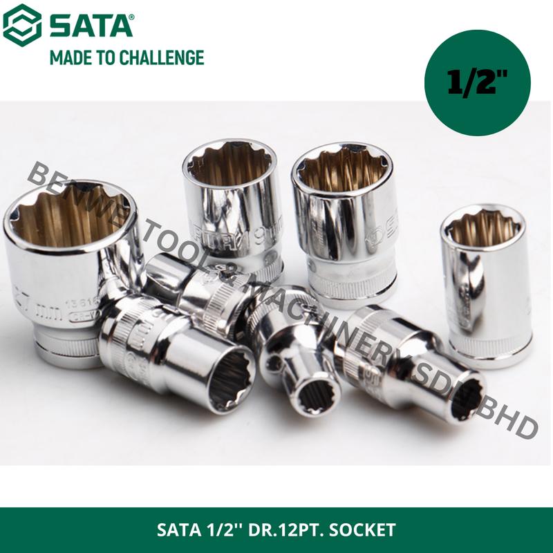 SATA 1/2'' DR. 12PT SOCKET / SOCKET BOX / SOCKET BUNGA / 12POINT SOCKET ...