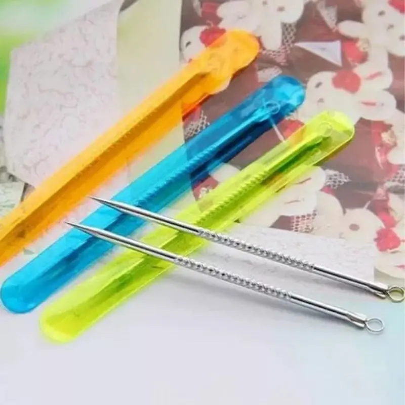 PINSET KOMEDO 2 IN 1 / ALAT PENCET JERAWAT KOMEDO / JARUM 4