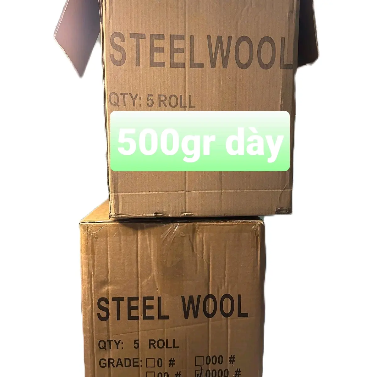 0,5 kg steel wool dùng đánh bóng mài gỗ và kính ch*oittttett