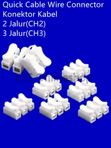 Quick Cable Wire Connector 2 Pin 2pin Push | Konektor Kabel