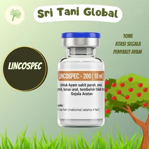 Lincospec 200 10 ml - Lincosvet 10 ml - Solusi Ayam Sakit