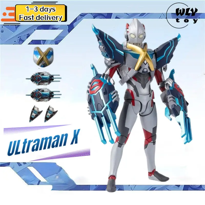 Đồ Chơi Mô Hình Nhựa SHF18cm Ultraman X Ribut Zero, Hàng Mới Về, Nhiều Phụ Kiện, Nhiều Khớp Có Thể Di Chuyển, Mainan Budak Lelaki Toy