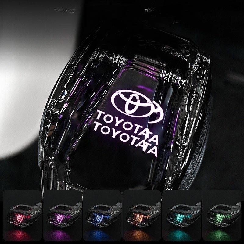 Cần số pha lê ô tô phale sang trọng, Đèn led đổi màu