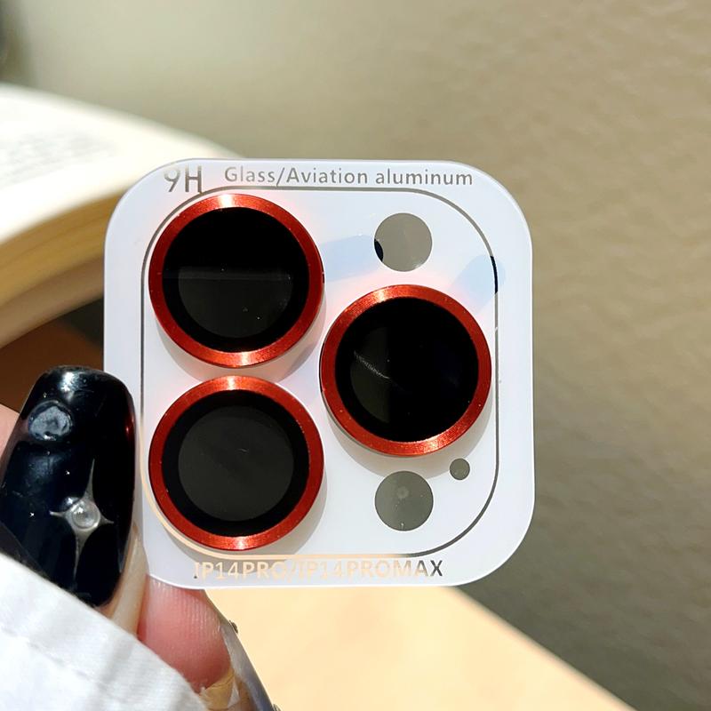 Product Introduction of CD pattern lens film Luminous  Camera Lens Protector for IPhone16 15 14 13 12 11 Pro Pro Max Mini Rear Camera Lens Cover Metal Protector Ring Phones Casing Protection Dustproof 7