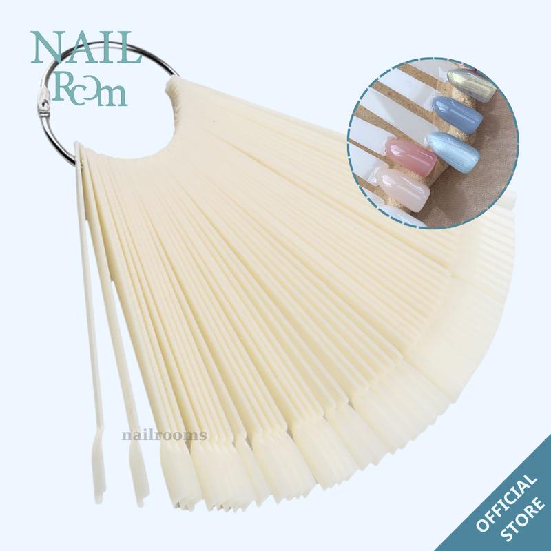 Móng que tập sơn form vuông bịch 50 que - Móng mẫu nail swatch sơn tập vẽ móng
