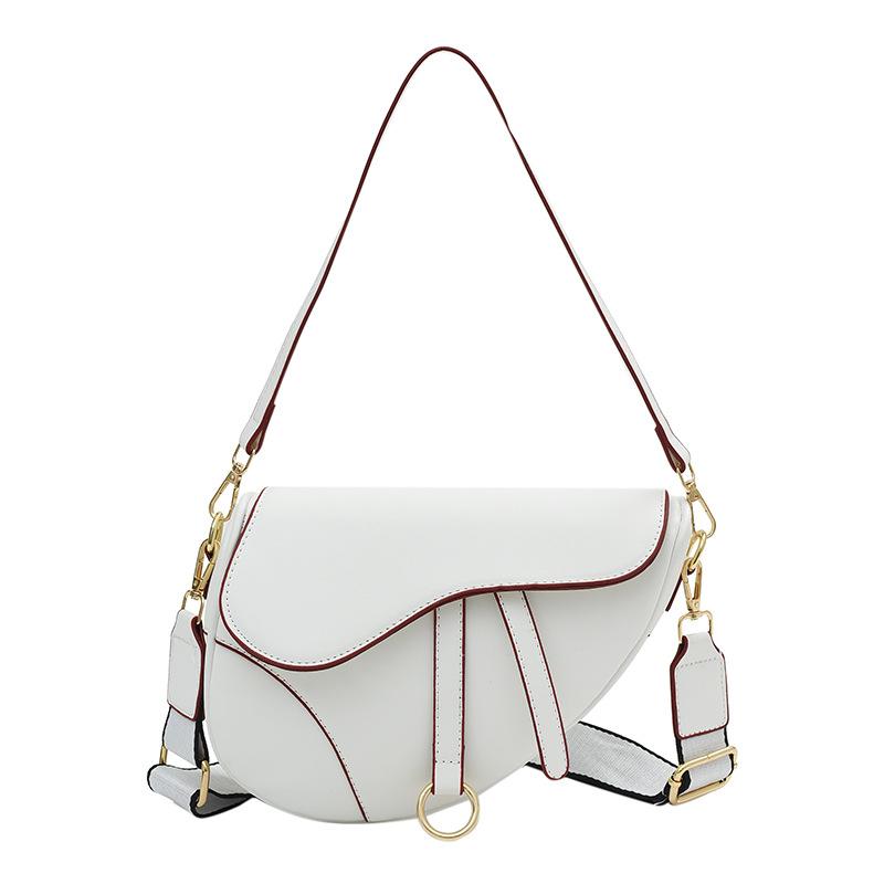 Women's Crossbody New Fashion Pouches High-End Fashion Exquisite One-Shoulder Versatile Saddle Bag Shoulder Bag 5