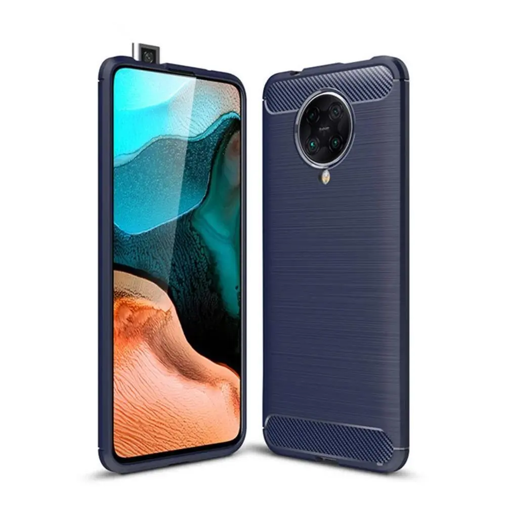 Phone Case Casing For Xiaomi Poco F2 Pro Xiaomi Poco F2 Pro F2Pro Back cover Phone Cover Brushed Texture Soft TPU Silicone PU Leather Back Cover cases