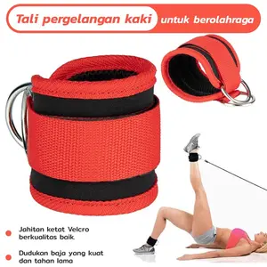 BetterGrow Ankle Ring Strap Gym For Weight Lifting Exercise Belt Pergelangan Kaki Alat Olahraga Fitness Otot Portable