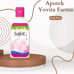 Soffell Lotion Anti Nyamuk Bunga Geranium Botol 60G