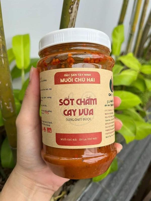 [VỊ CAY VỪA] Sốt chấm  chú Hải - Muối chú Hải - Ăn chay được - Sốt chấm cay vừa - nước chấm