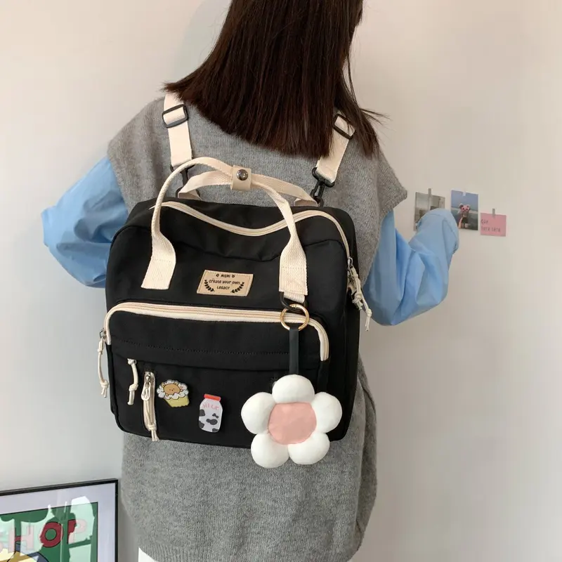 Mismi Fiona Bag 3 in 1 Tas Wanita Selempang | Ransel | Handbag Tas Laptop Perempuan Korea Stylish Tahan Air - 31F 0