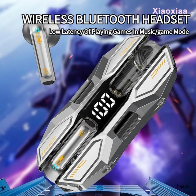 Product Introduction of New Mecha E-Sports Headset - High Quality, Clear Calls. Wireless Bluetooth Headset with Low Latency for Gaming. TWS Wireless Earphone with Bass and Handsfree Function.dsa 12